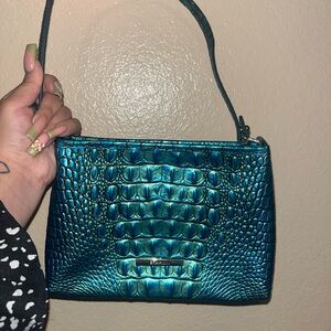 Lorelei Crocodile-Embossed Shoulder Bag